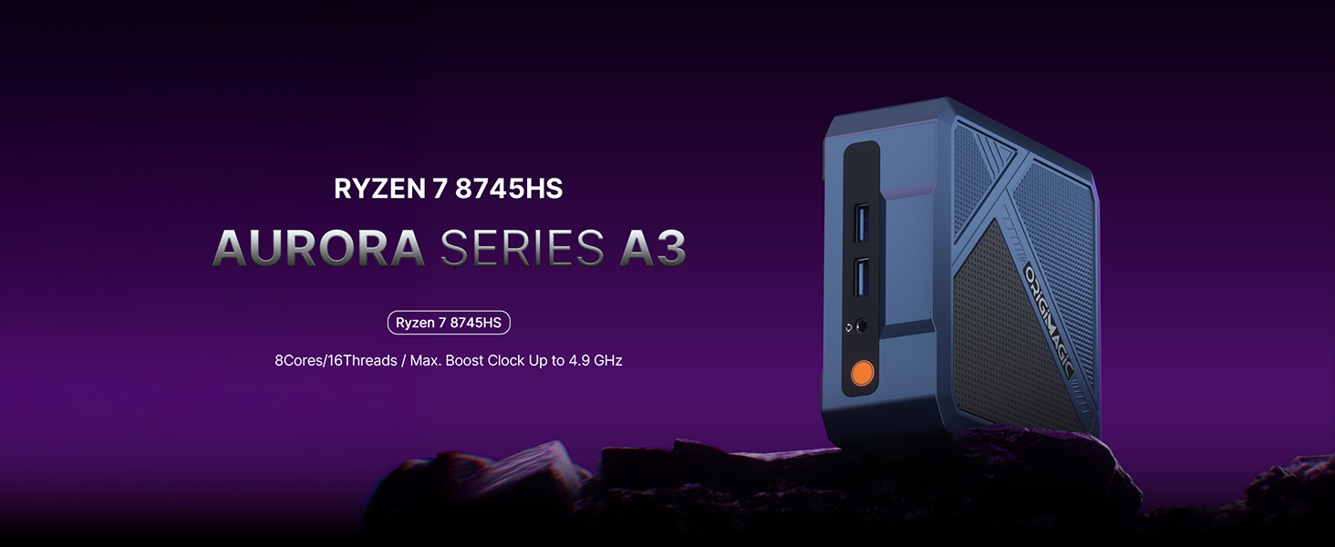 Amazon.com: origimagic A3 Mini PC | Ryzen 7 8745HS | Radeon 780M