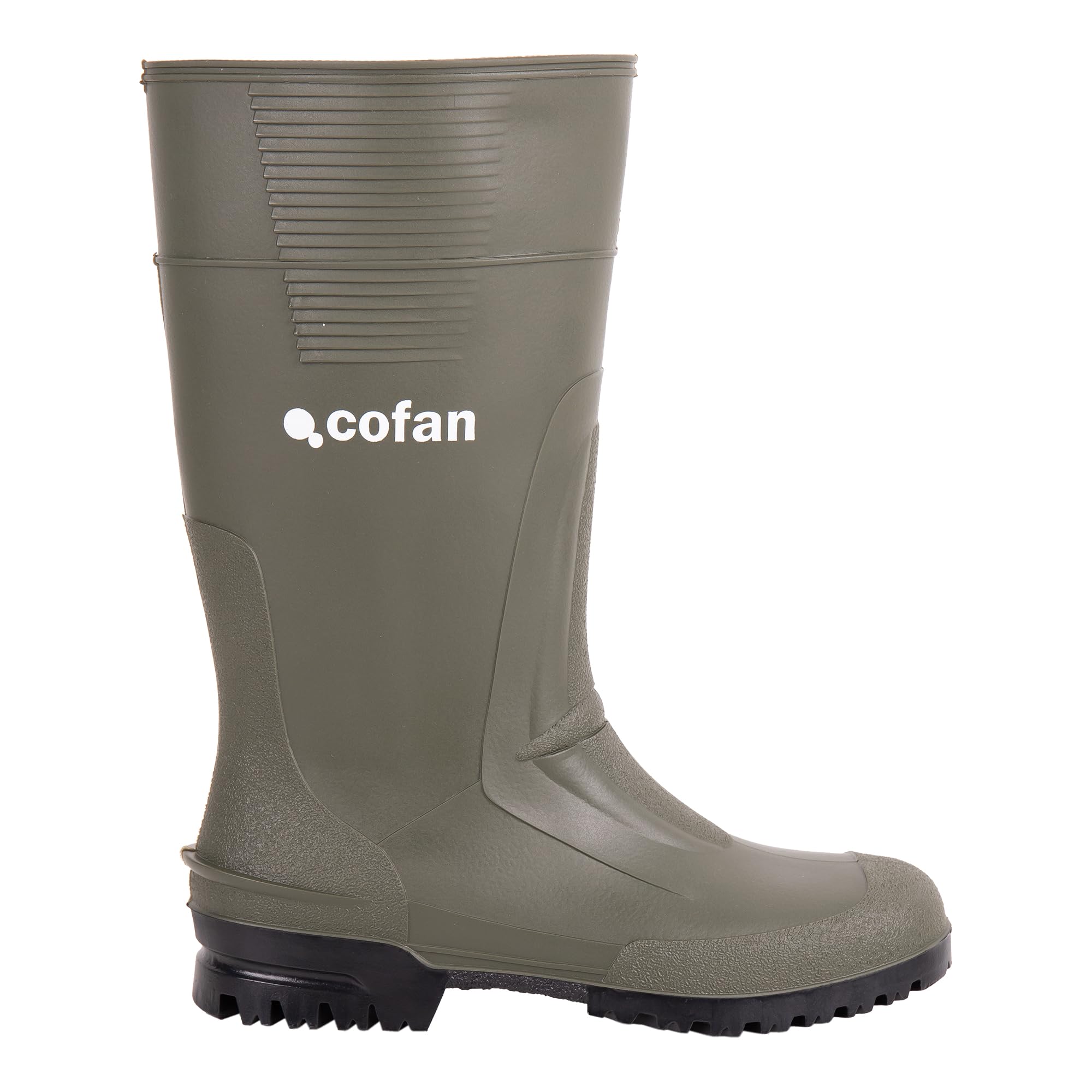 Botte De Pluie Haute Pvc Noir Taille