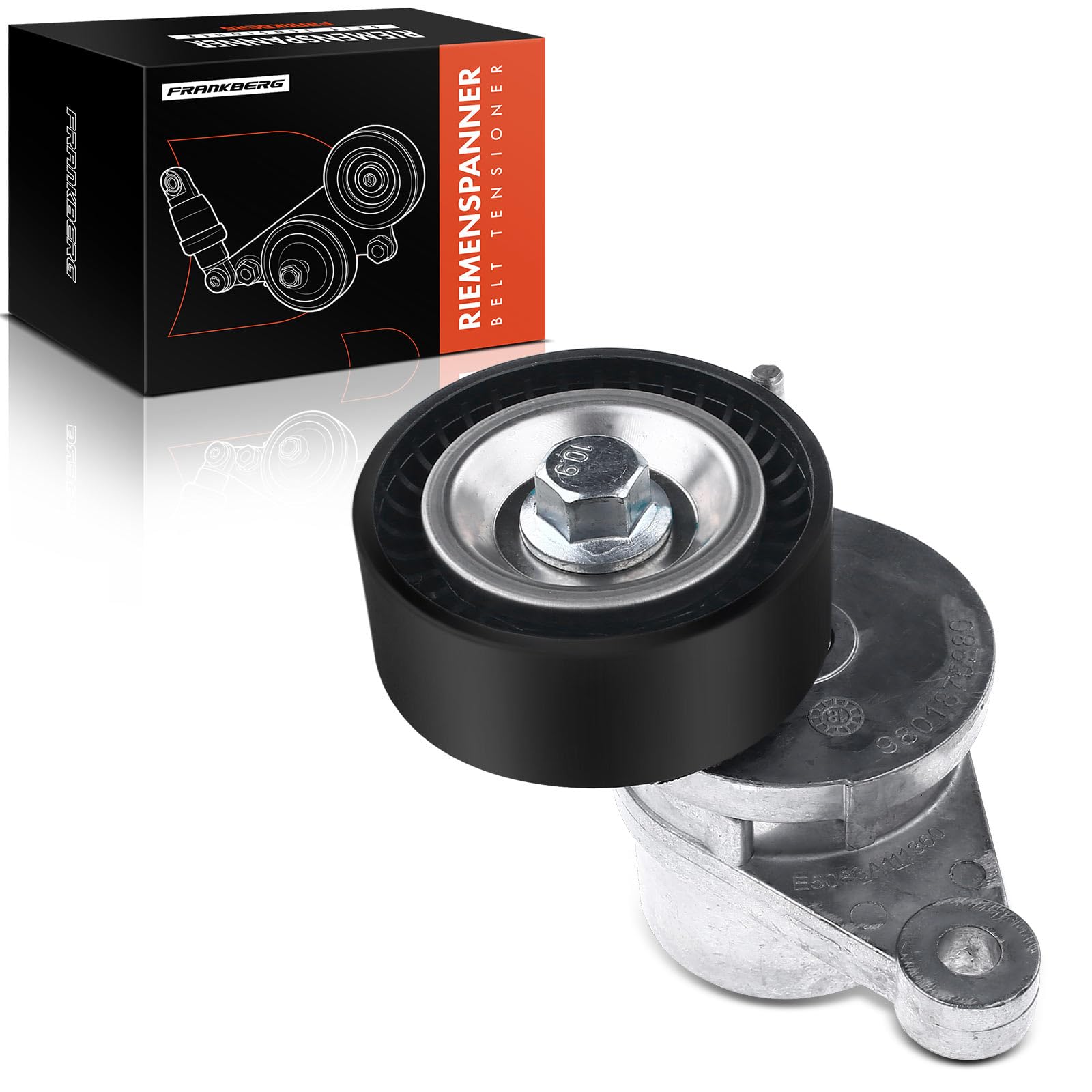 Frankberg Puleggia Guida a Rulli Diesel Compatibile con Berlingo Multispace B9 1.6L 2008 I CU 1.6L 208 I CA CC 1.6L C3 II SC 1.6L Partner Tepee 1.6L Replace# 9677279580