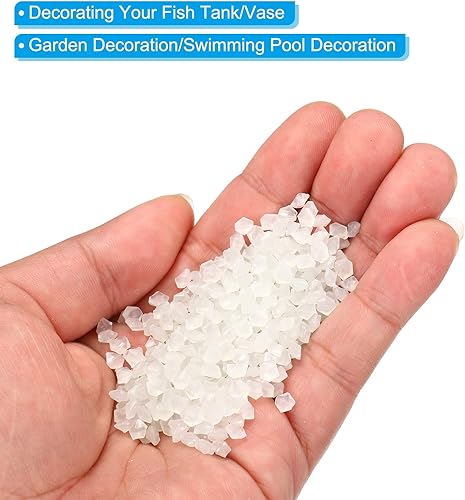 Miniatura 5 de MECCANIXITY 5000 piedras brillantes de 0.198 a 0.198 pulgadas (0.118-0.197 in) para decoración en la oscuridad, piedras luminosas, decoración de