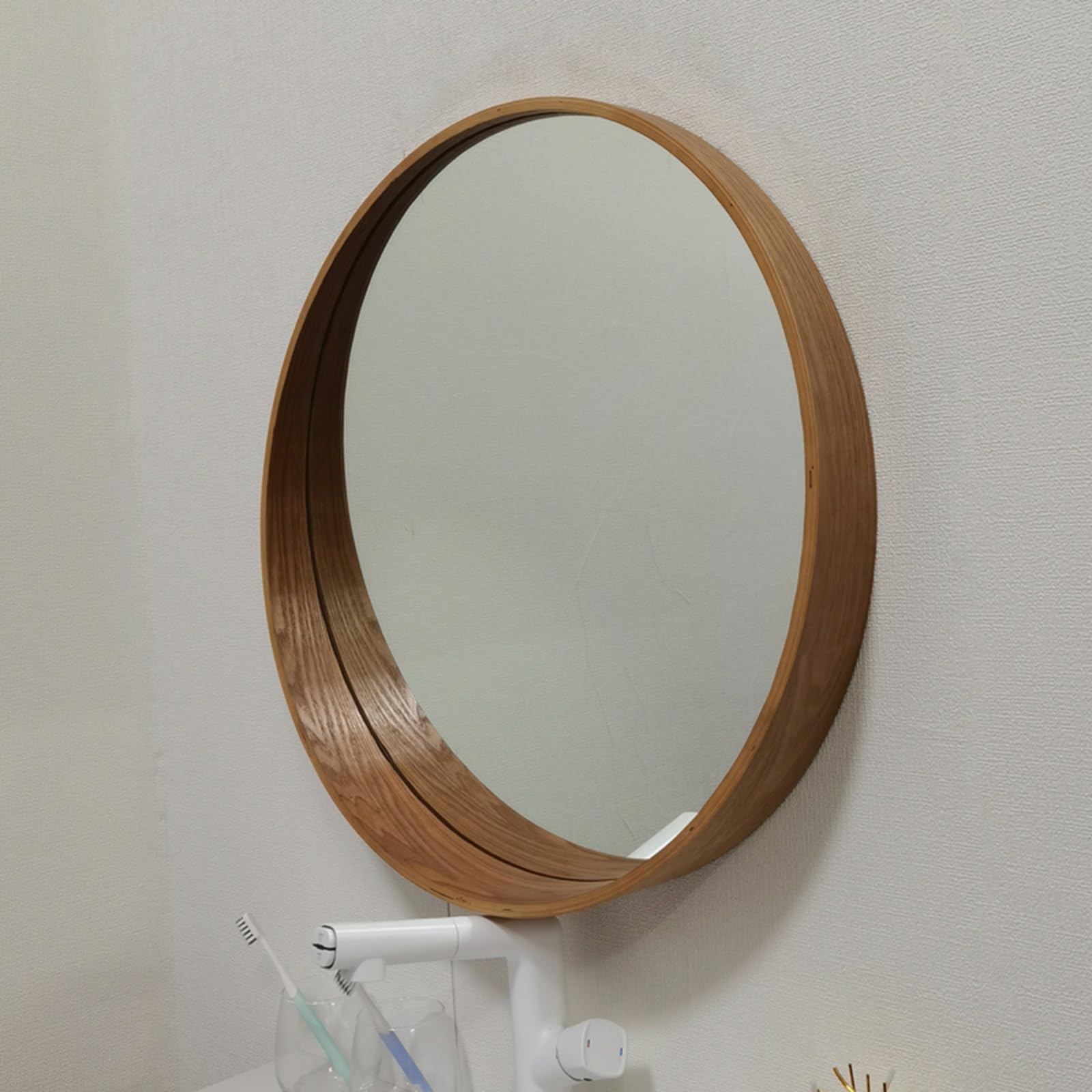 miroir salle de bain bois massif