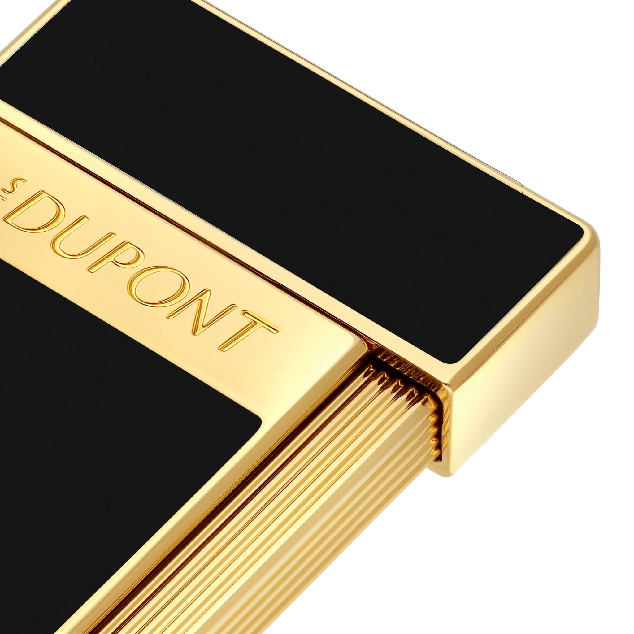 S.T. Dupont Slimmy czarny lakier/złoty 028222