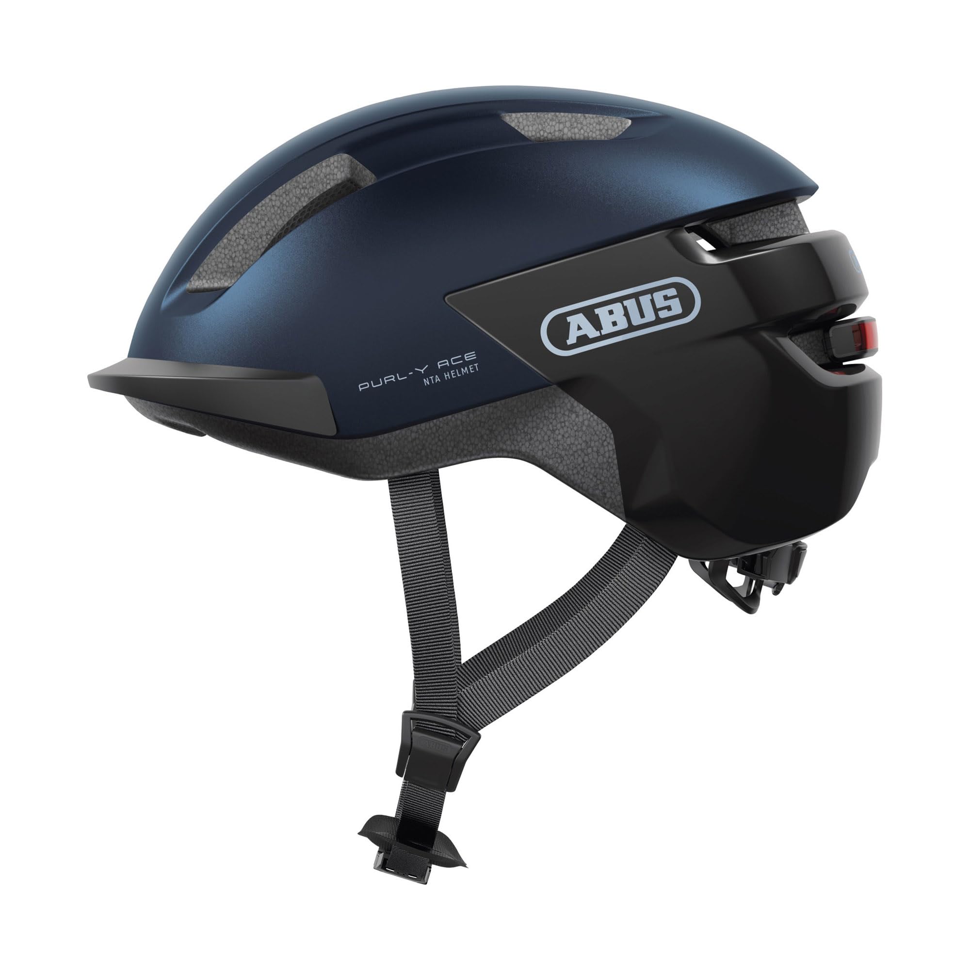 ABUS Casque de vélo Purl-Y ACE avec lumière LED NTA Protection Adultes Adolescents