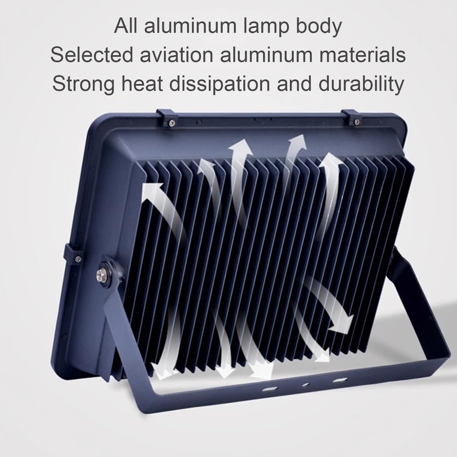 Lampy solarne zewnętrzne, Oświetlenie punktowe 150-1000㎡, 6000K Praca IP67 dla stodoły na stadionie Yard(100W)
