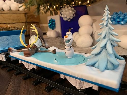 Vista 12 de Lionel Disney Frozen - Set listo para usar, modelo de tren a pila con control remoto