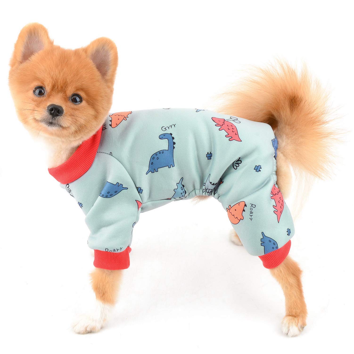 Schlafanzug Für Kleine Hunde – Baumwolle, Weich, In Rosa Mit Blumenmuster