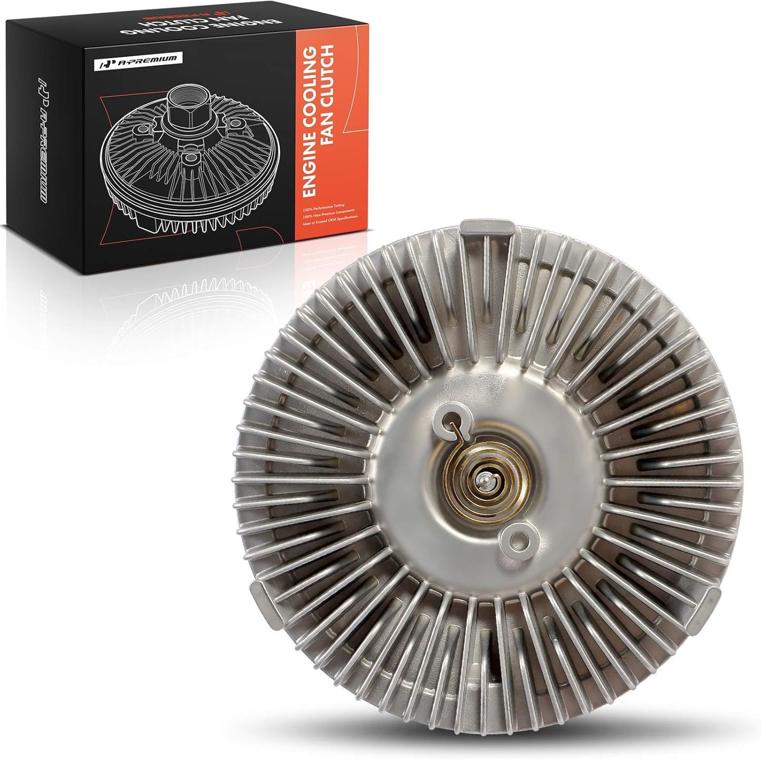 A-Premium Engine Cooling Fan Clutch Compatible with Chevrolet Silverado 3500 HD 2020-2024, Express 2500 4500 2021-2024, LCF 3500 3500HG & GMC Sierra 2500 HD, Savana 3500 4500