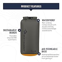 Vista 3 de Sea to Summit eVac bolsa impermeable, bolsa de compresión con tapa enrollable, 3 litros, azul azulejo turco