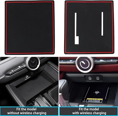 Miniatura 3 de ZOXOQ Tapete de revestimiento de consola central compatible con Honda Accord 2023 2024, accesorios para portavasos, portavasos antipolvo,