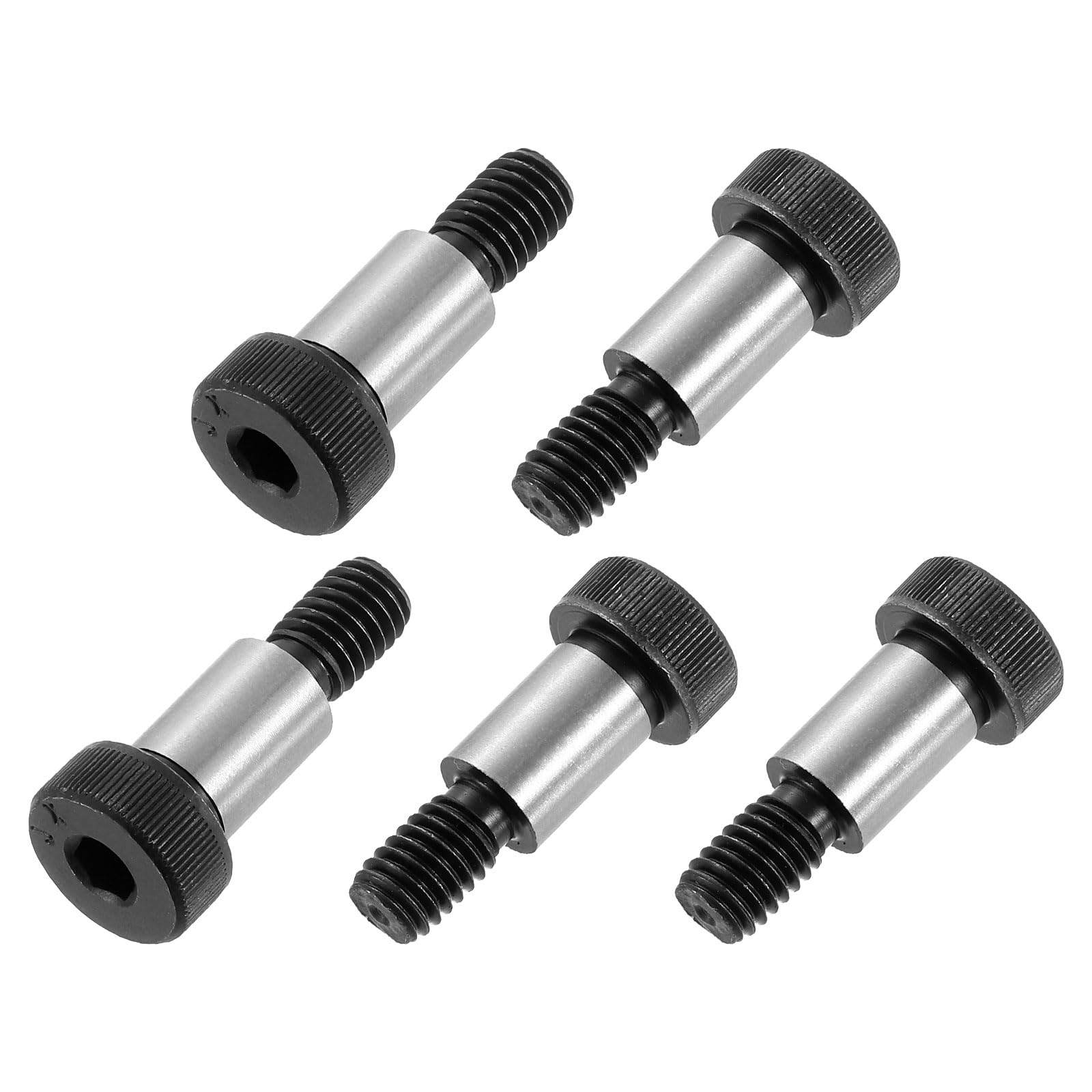 QUARKZMAN Vis À Tête Hexagonale Creuse En Acier Allié Pour Épaulement, Longueur D'Épaulement 3/4", Diamètre D'Épaulement 1/2", Filetage 3/8, 10pcs