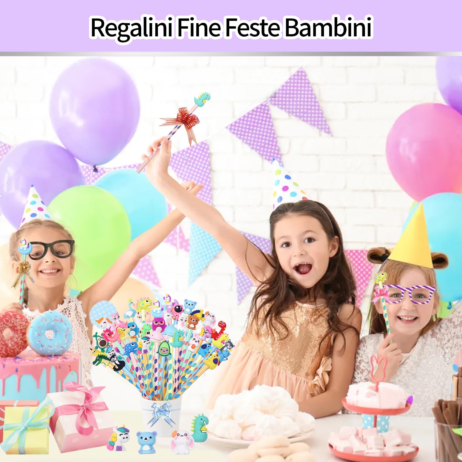 Crayon Fantaisie Gudotra 60 Pièces Cadeaux D'Anniire Pour Enfants 30 Crayons Flexibles Cadeaux Pour Ses élèves