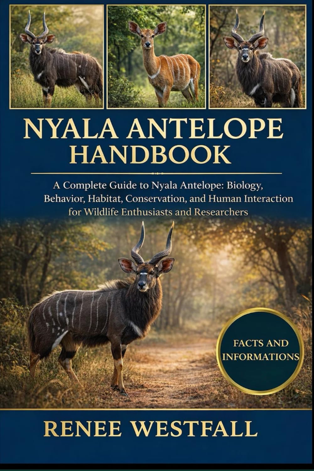 NYALA ANTELOPE HANDBOOK: A Complete Guide to Nyala Antelope: Biology, Behavior, Habitat, Conservation, and Human Interaction for Wildlife Enthusiasts and Researchers.