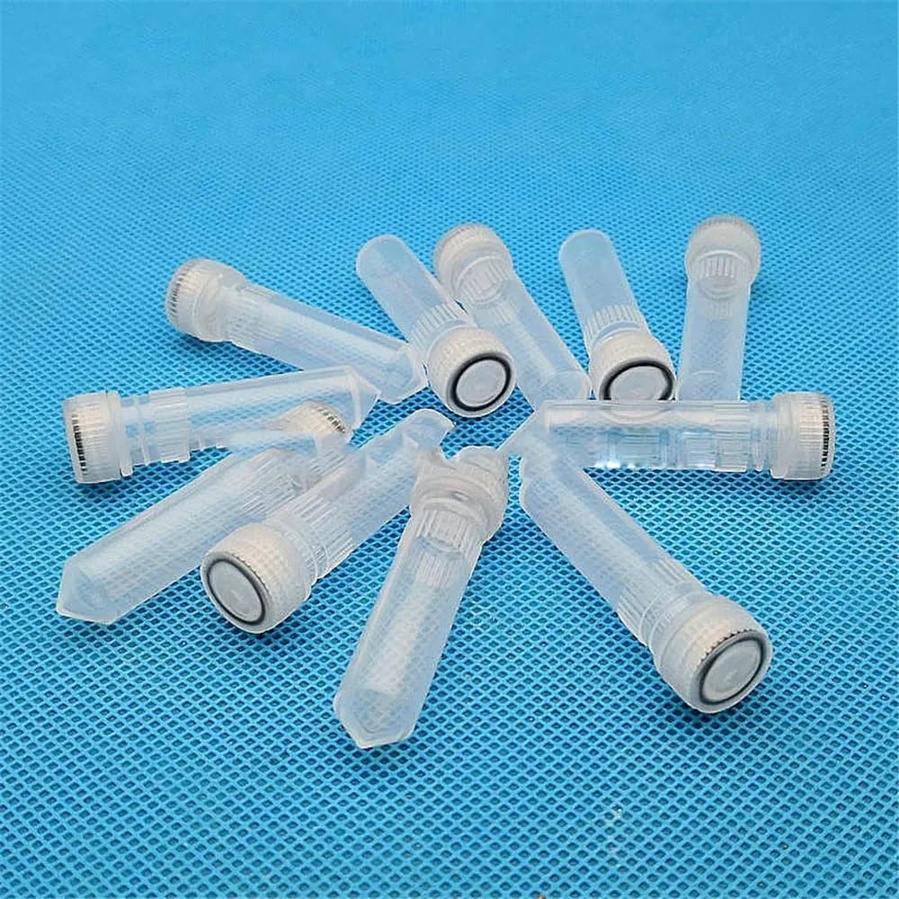 Tubes à échantillon en plastique de laboratoire 2 ml, lot 100 ou 500 pièces, avec joint Équipements de laboratoire