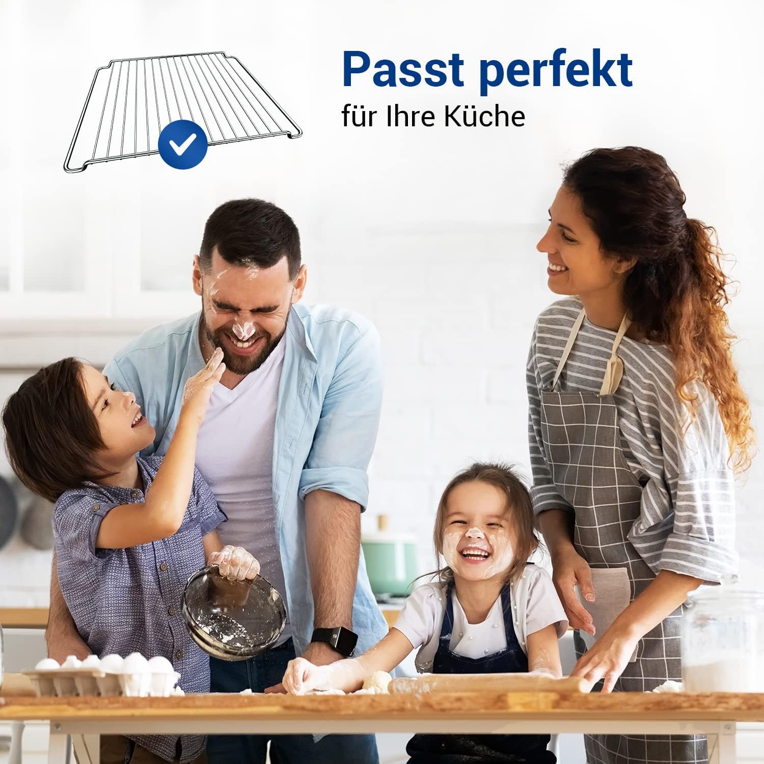 Griglia di ricambio per Whirlpool 481245819334 GRD001, griglia per forno da 448 x 340 mm, griglia in acciaio inox per forno AKL BMZH BMZ Griglia di ricambio per Whirlpool 481245819334 GRD001, griglia per forno da 448 x 340 mm, griglia in acciaio inox per forno AKL BMZH BMZ