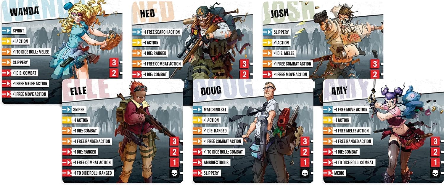 Lot Zombicide Seconde Edition en Français + 1 Decap Blumie