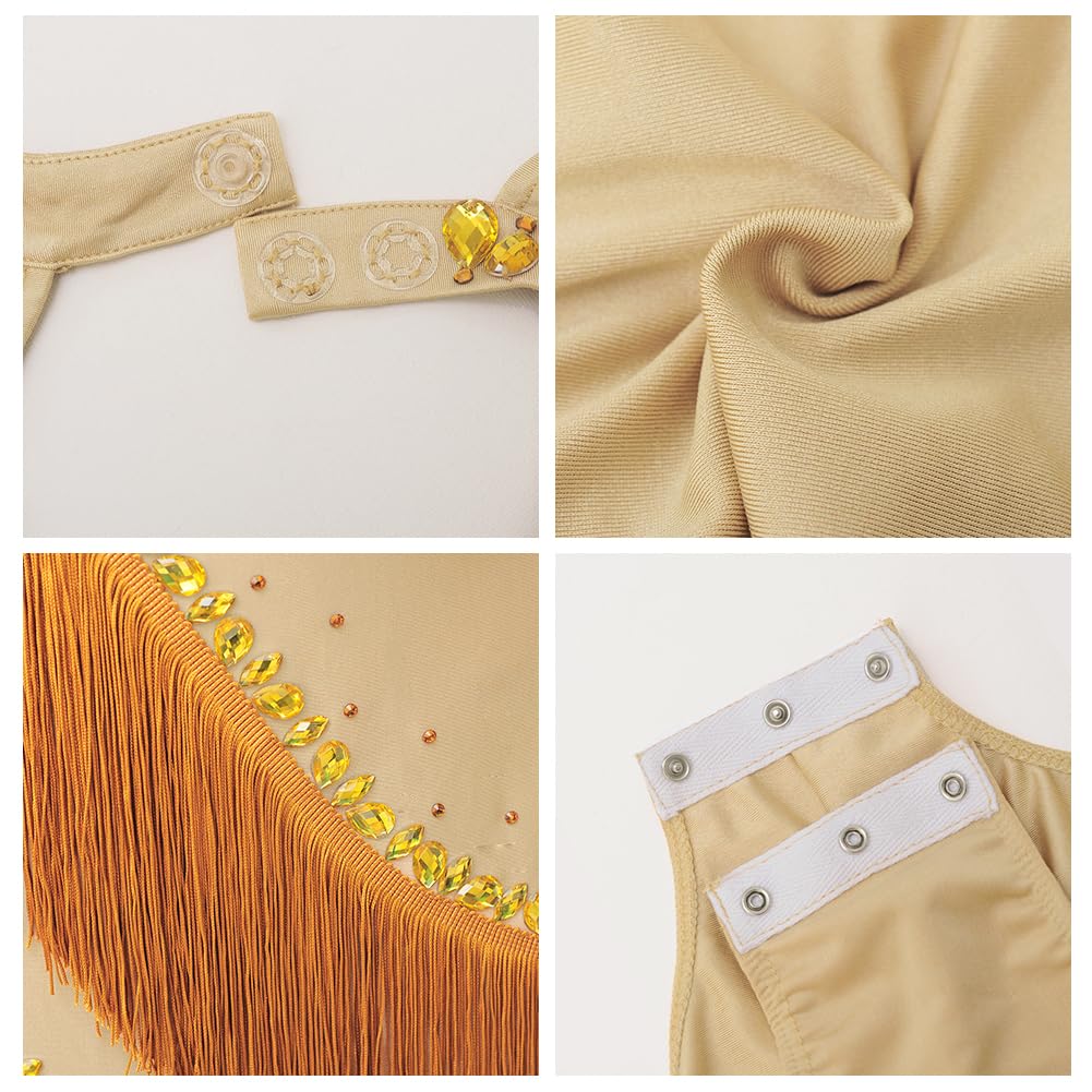 ROYAL SMEELA Vestidos Baile Latino Sin Mangas Mujer Vestido Salsa Baile Mujer Vestido Baile Samba Flecos Vestido Rumba para Mujer Vestido de Tango Vestido para Rumba Ropa Baile Salsa Diamante Adulto