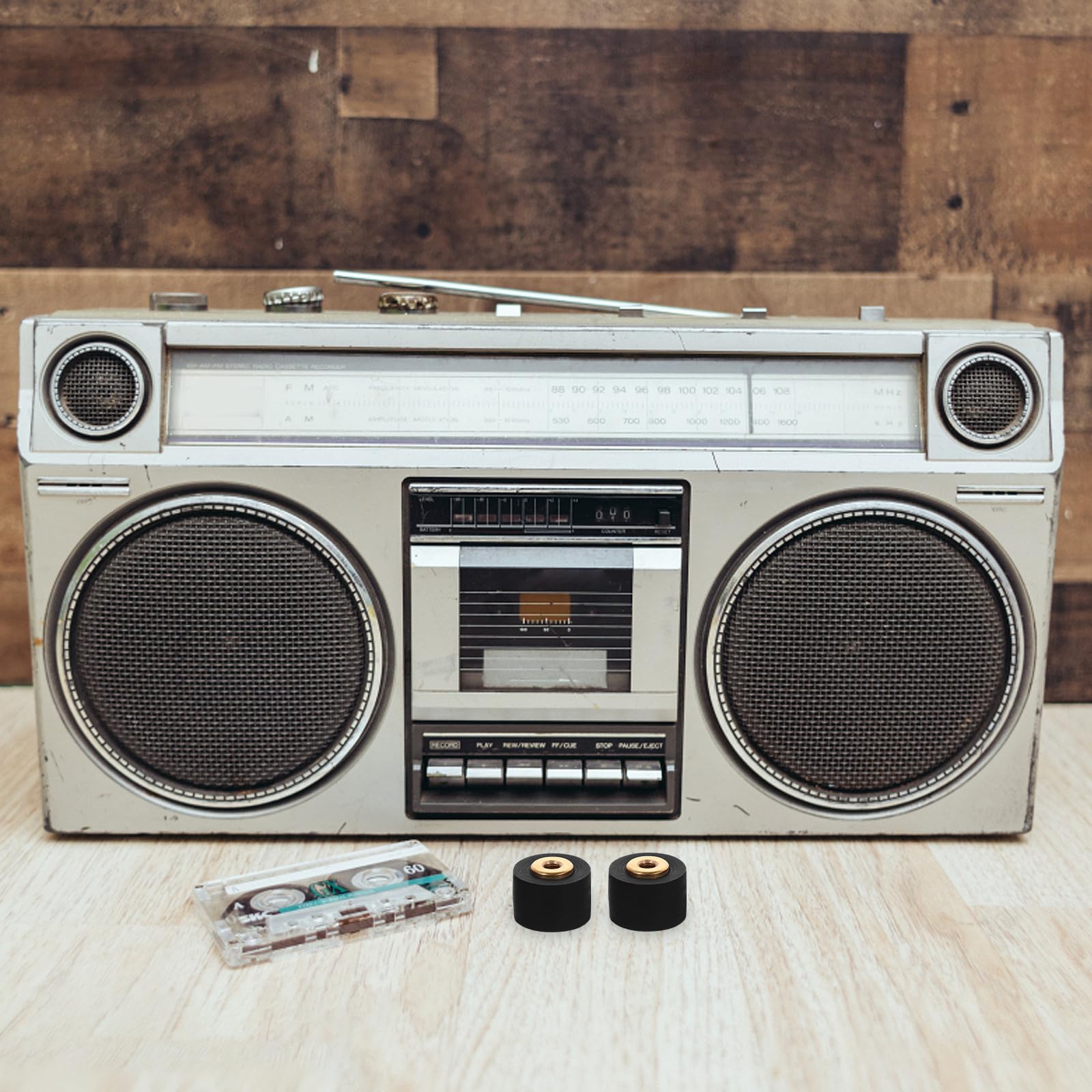 PRETYZOOM 2 Stück Andruckrollen aus Gummi für Tonband Recorder und Player Einfach zu Montieren Schwarzes Reparaturzubehör für Selbstgemacht Enthusiasten und Techniker