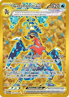 Pokemon Garchomp ex Gold Foil Card