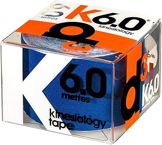 d3 K6.0 Kinetic Kinesiology Sports Fitness Training Tape 50mm x 6m - Royal Blue
