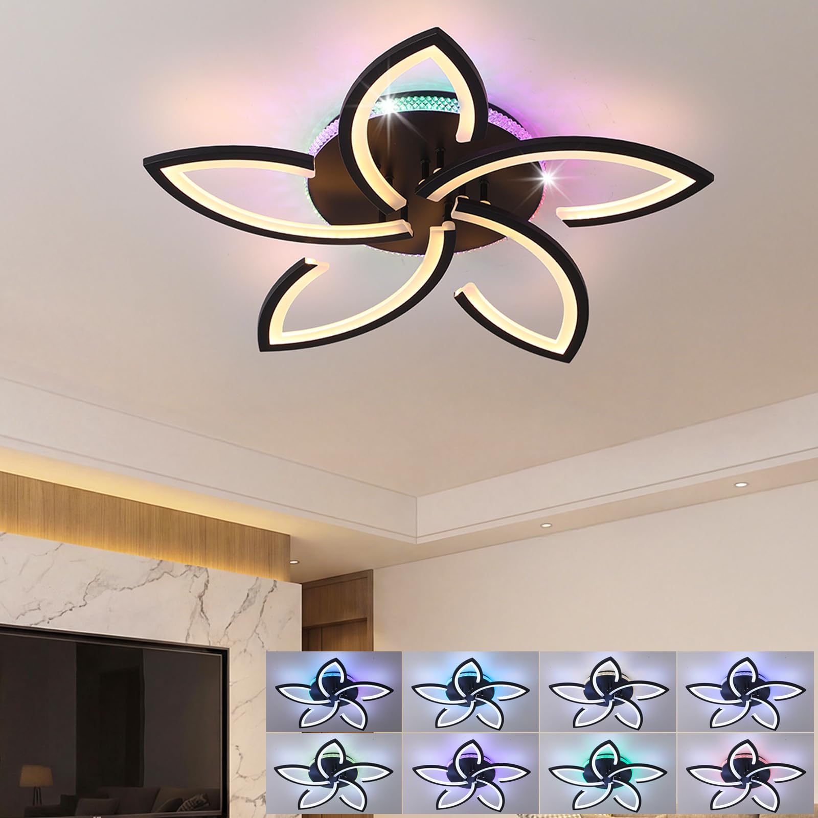 Photo 1 of STCH 70cm LED Dimmable RGB Ceiling Light