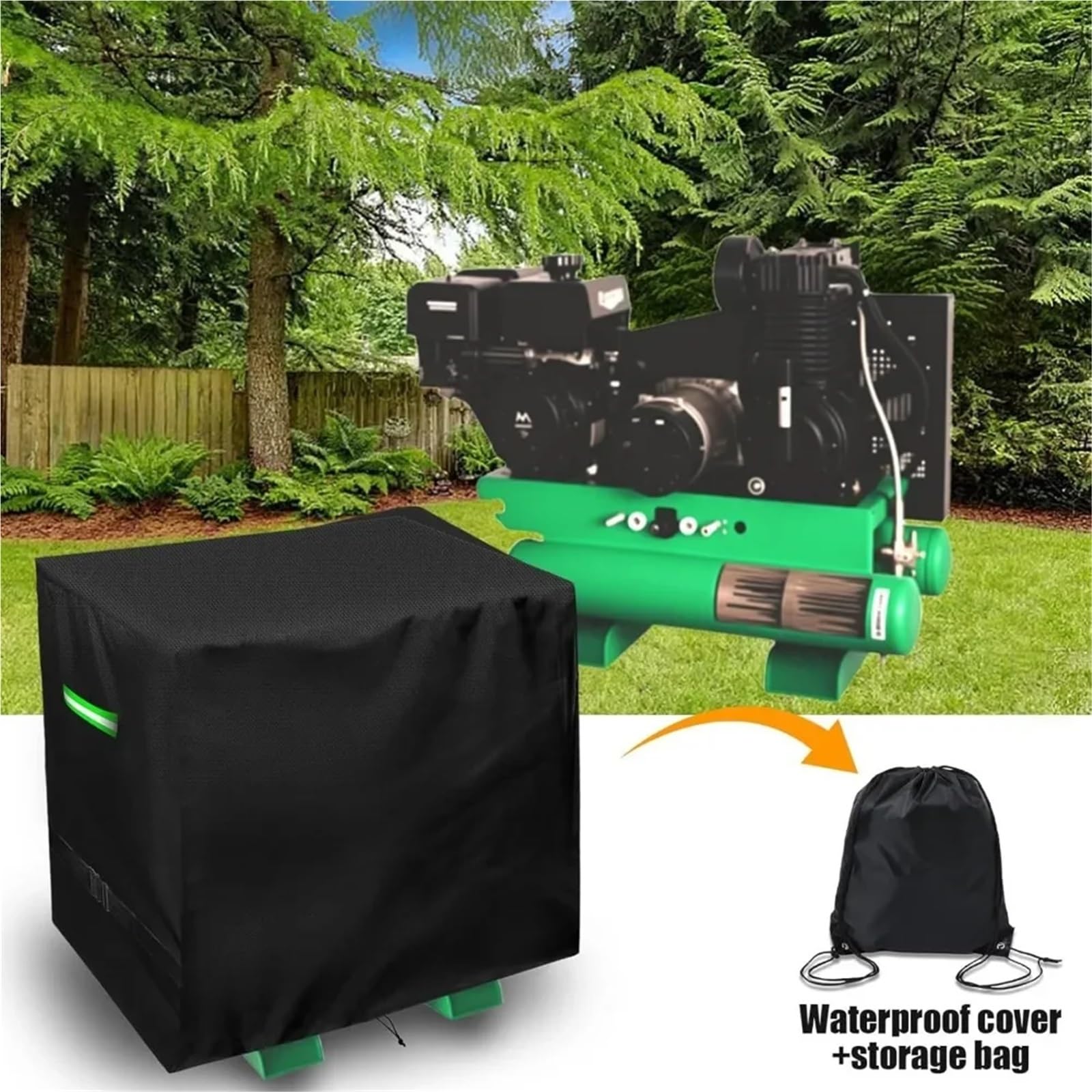 Housse universelle pour équipement d'extérieur, tissu Oxford 420D imperméable, tailles variées (122 x 61 x 82 cm)