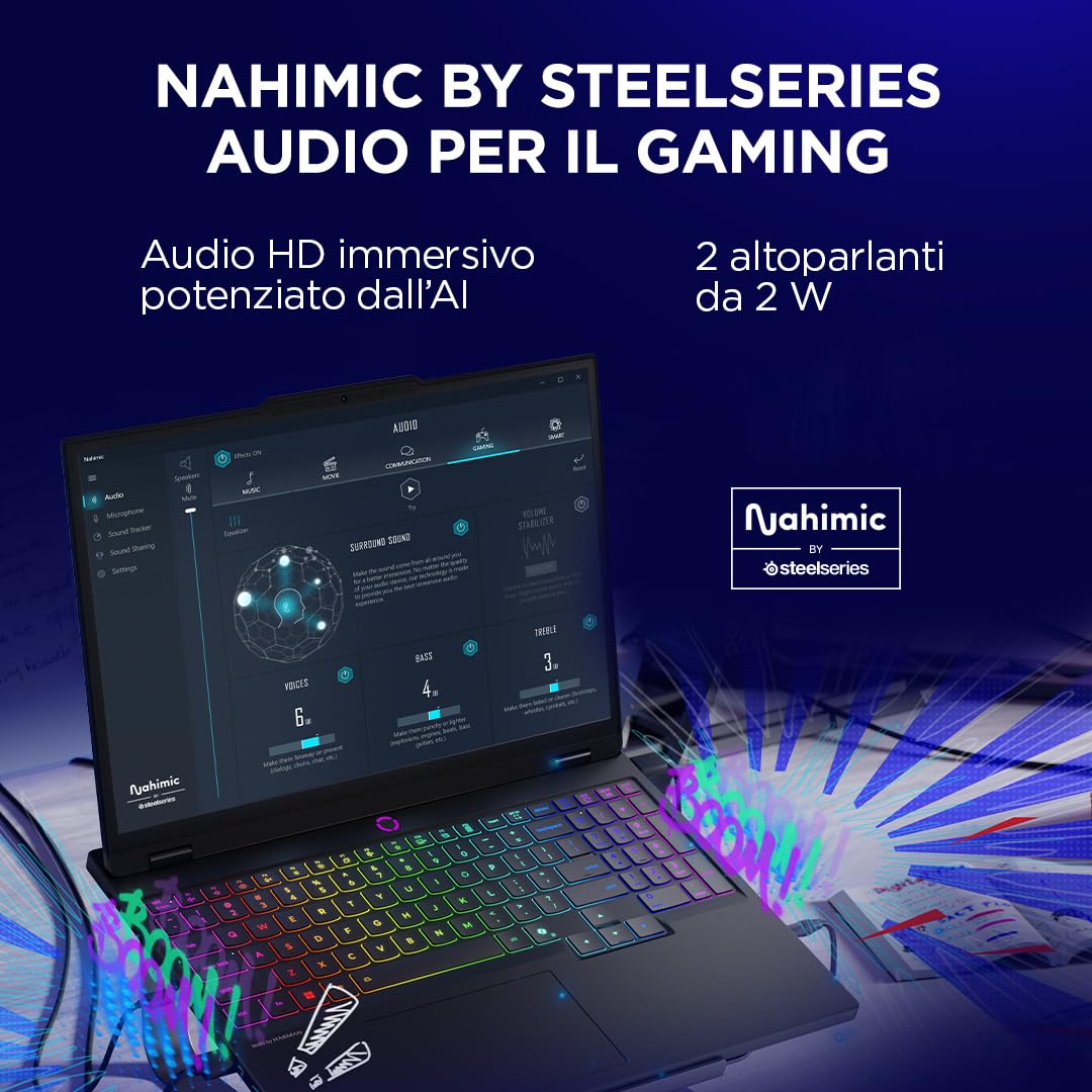 Lenovo Legion 5 Gaming Notebook OLED WQXGA 15" 165Hz, NVIDIA GeForce RTX 5070 8GB, Intel Core Ultra 9 275HX, RAM 32GB, SSD 1TB, Windows 11 Home, Tastiera RGB - Laptop Gaming Alte Prestazioni