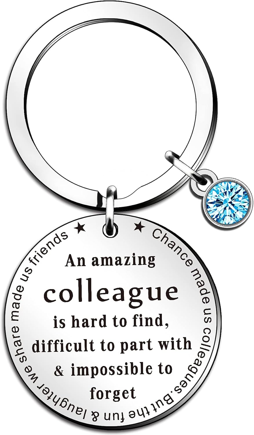 SMARGO Colleague Gifts Colleague Keyring Thank You Colleague Gifts for ...