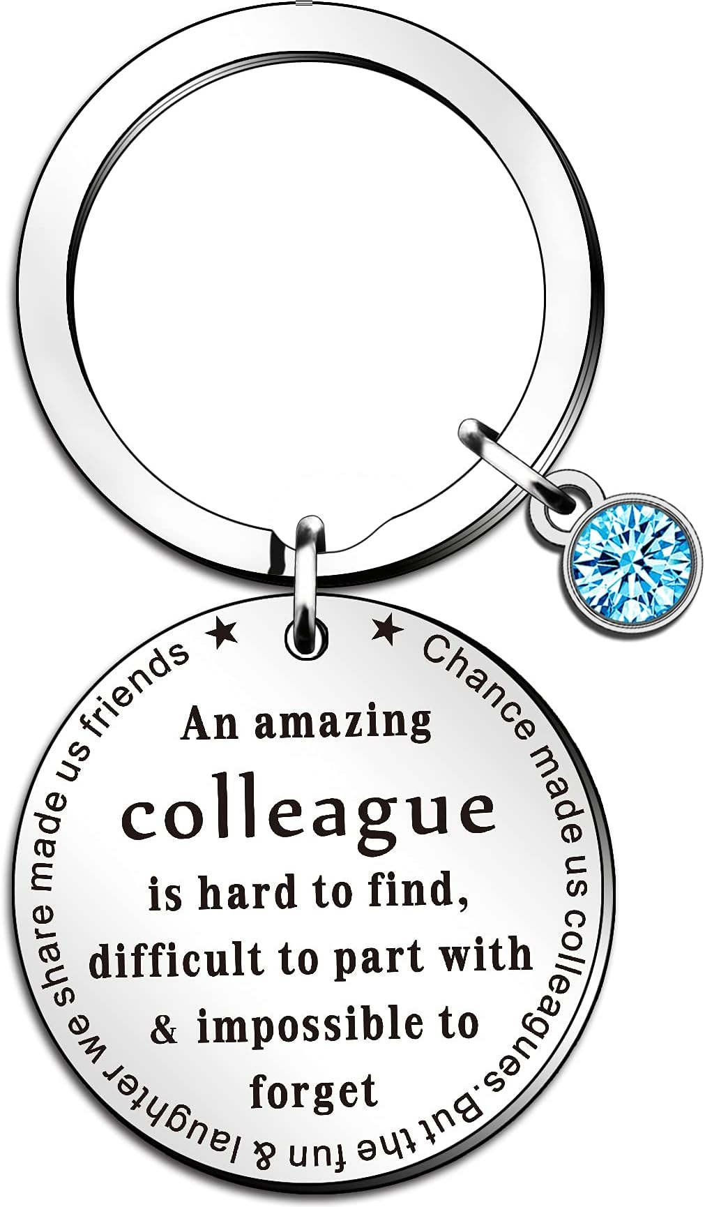 SMARGO Colleague Gifts Colleague Keyring Thank You Colleague Gifts for Women Leaving Gifts for Colleagues Birthday Christmas Thanksgiving Gift
