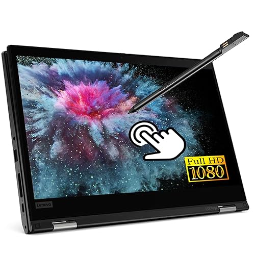 Lenovo ThinkPad L13 Yoga Laptop 2-in-1 13.3" FHD Touchscreen, Intel Core i5-10310U, 16GB DDR4 RAM 256GB SSD, Windows 10 Pro(Renewed) - 16GB+256GB SSD