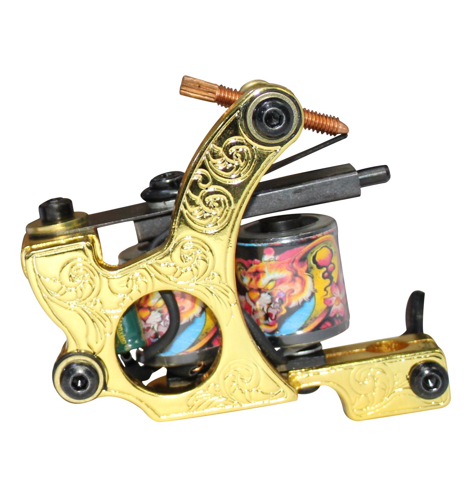 Mumbai Tattoo Shader Coil Machine (Golden)-image-9