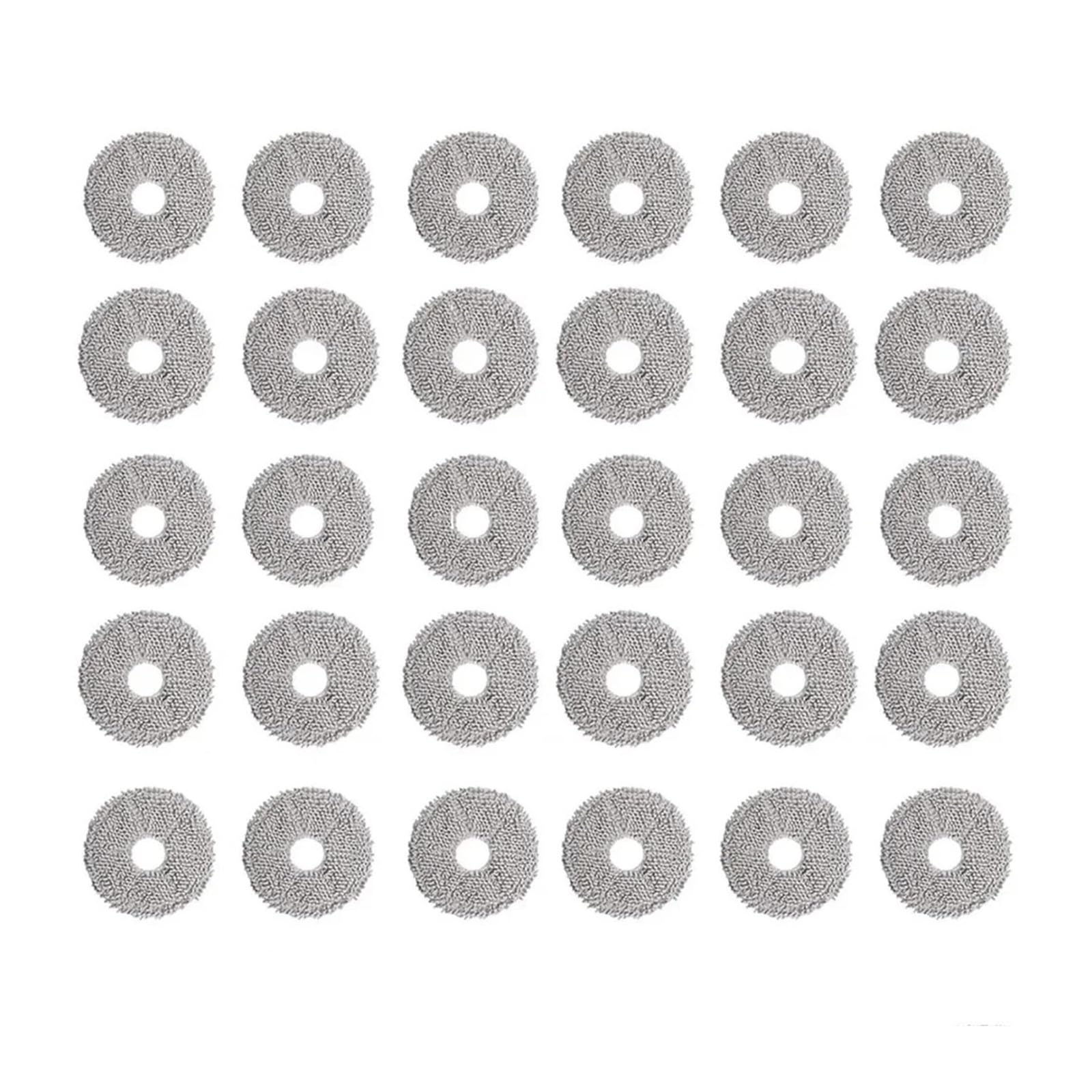 VIXWDRUTY Compatible For Xiaomi，Compatible For Omni，1S B101CN B116 C102CN X10+X20+X20 Plus X20 Max S10+S10 Plus S20 Plus Robot Vacuum Mop Cloth Part(30pcs)