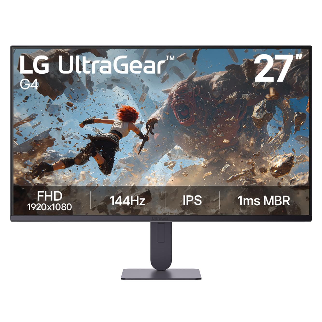 Lg Ultragear G4 27" Ips Full Hd 144Hz Height-Adjustable Gaming Mo
