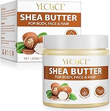 Organic Shea Butter - 100% Pure African Shea Butter for Hair and Body, Nourishes, Soothes, and Softens Dry Skin, for Skin, Hair, Lip Balms, Body Butters, Moisturiser - 220g