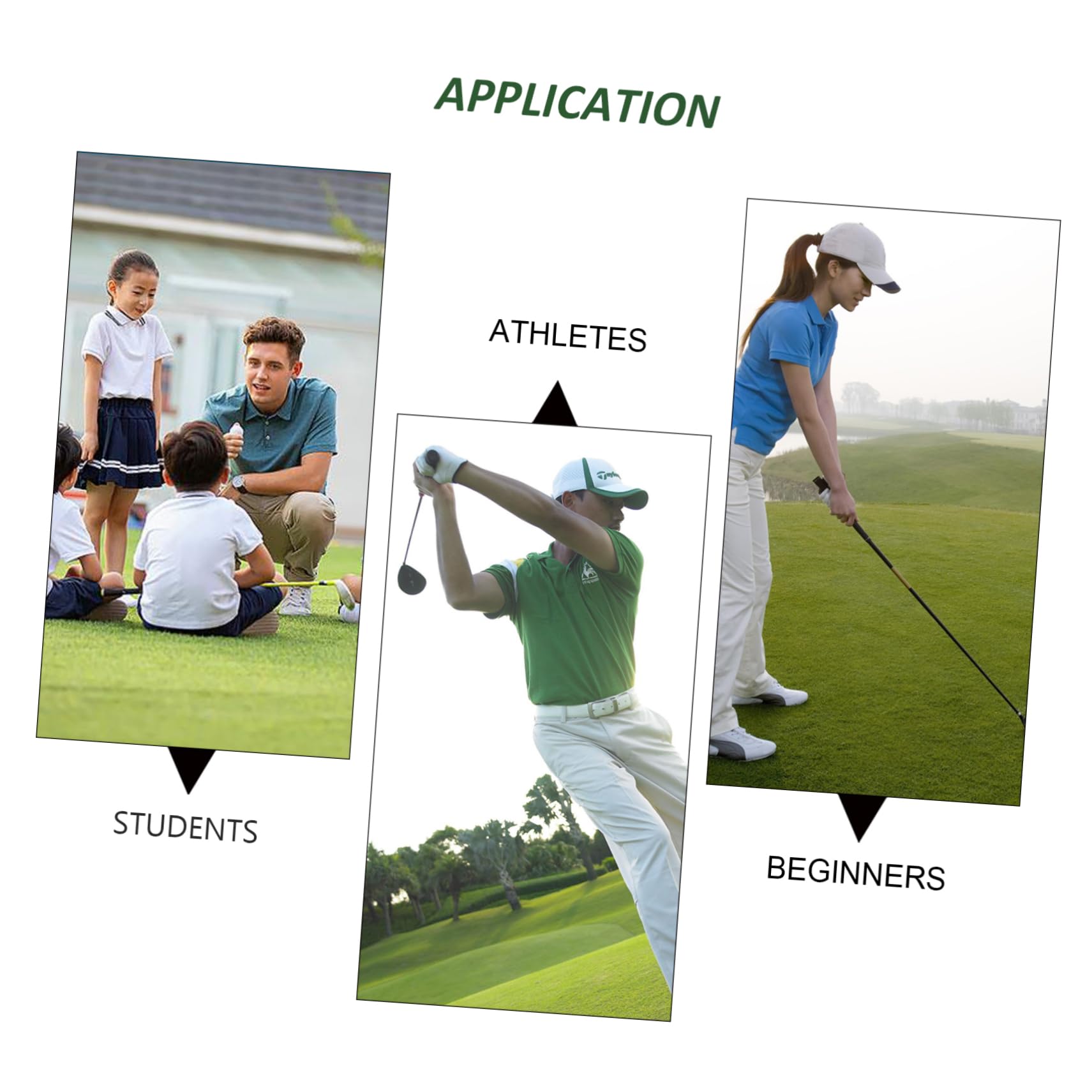POPETPOP Golfing Practice Mat Simulated Grass Pad for Training Material for Beginners and Professionals Golfing Hitting Mat