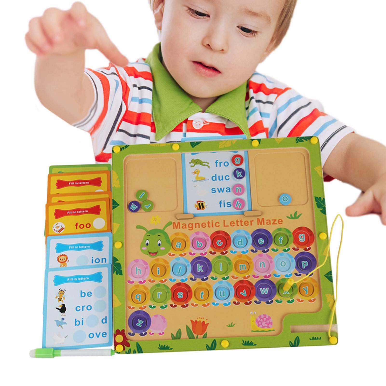 Puzzle d'apprentissage éducatif alphabet correspondant et tableau de traçage
