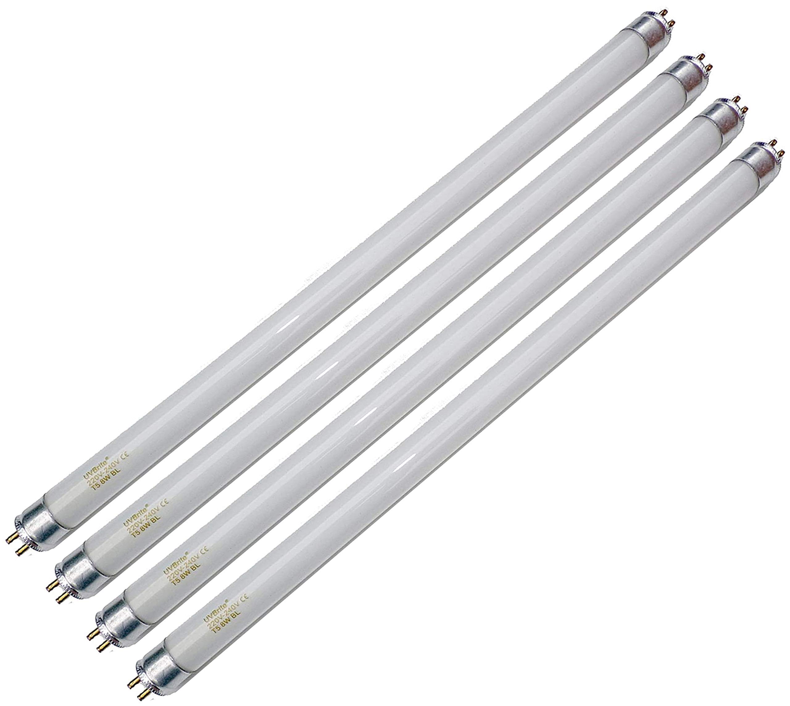 UVBrite 4 x 8W T5 BL Fly Mosquito Insect Killer 368nm UV Bulb 12in (300mm) 8 Watt UVA Tubes