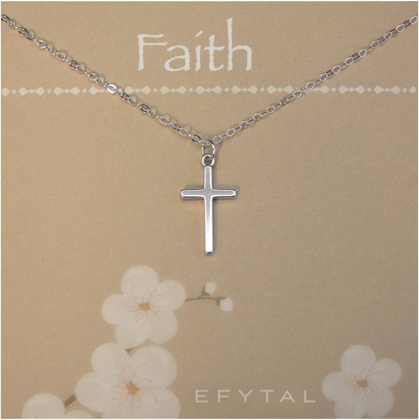 Confirmation Gifts for Teen, 925 Sterling Silver Cross Necklace for Women, Religious Gifts for Women
