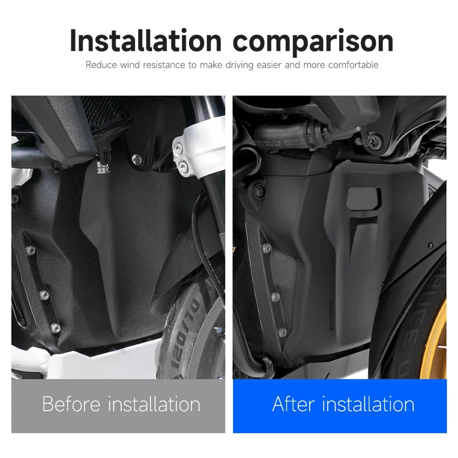 Osłona ochronna hamulca tarczowego Pasuje do BMW R1300GSA R 1300 GS Adventure R1300GS GS1300 Motocykl Silnik Osłona Przesłony Przednia Płyta Ochronna