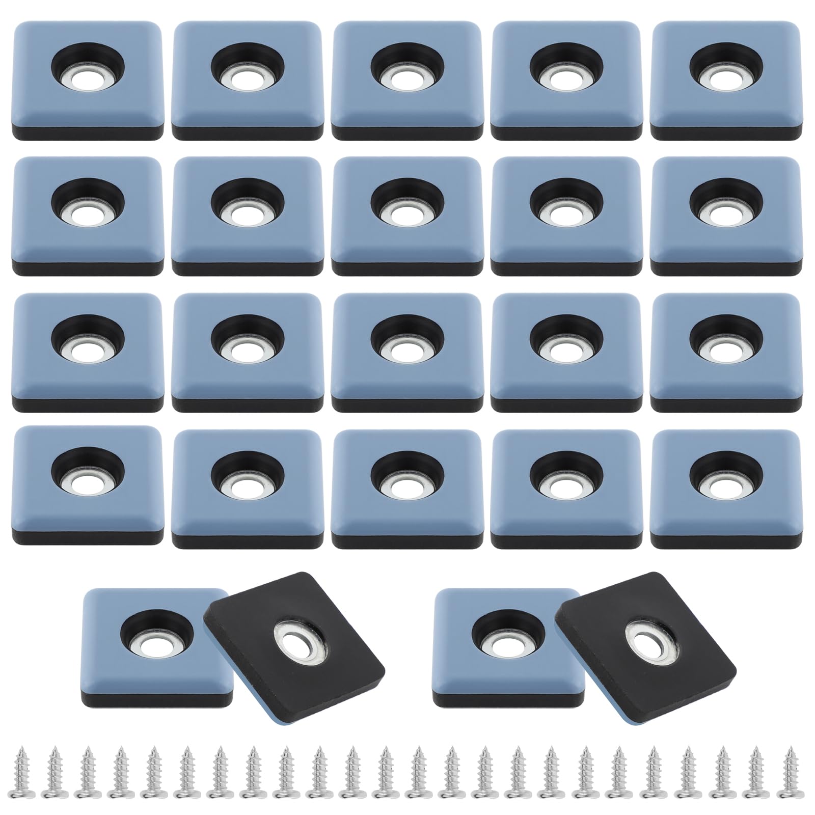 Uni-Fine 16 stuks teflon glijders, zelfklevend, 15 x 75 mm, robuuste