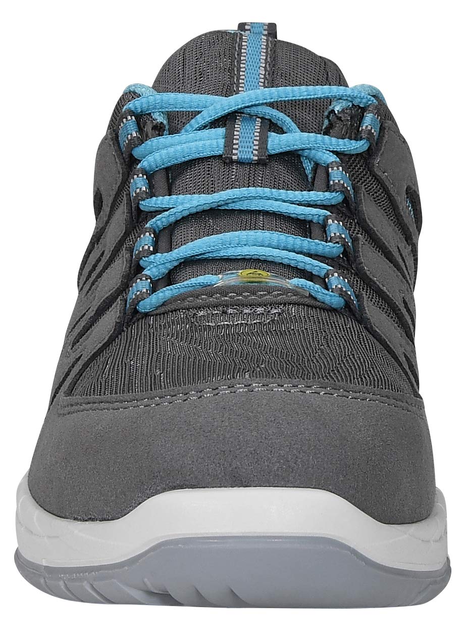 ELTEN Damen Maddie Grey Low ESD S1pSicherheitsschuh