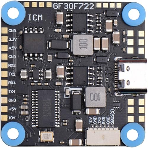 Miniatura 1 de GoolRC GF30F722-ICM F722 F7 HD Baro OSD 5V 10V Dual BEC controlador de vuelo 3-8S 30.5X30.0.197 in para control remoto FPV Freestyle Drone Parts