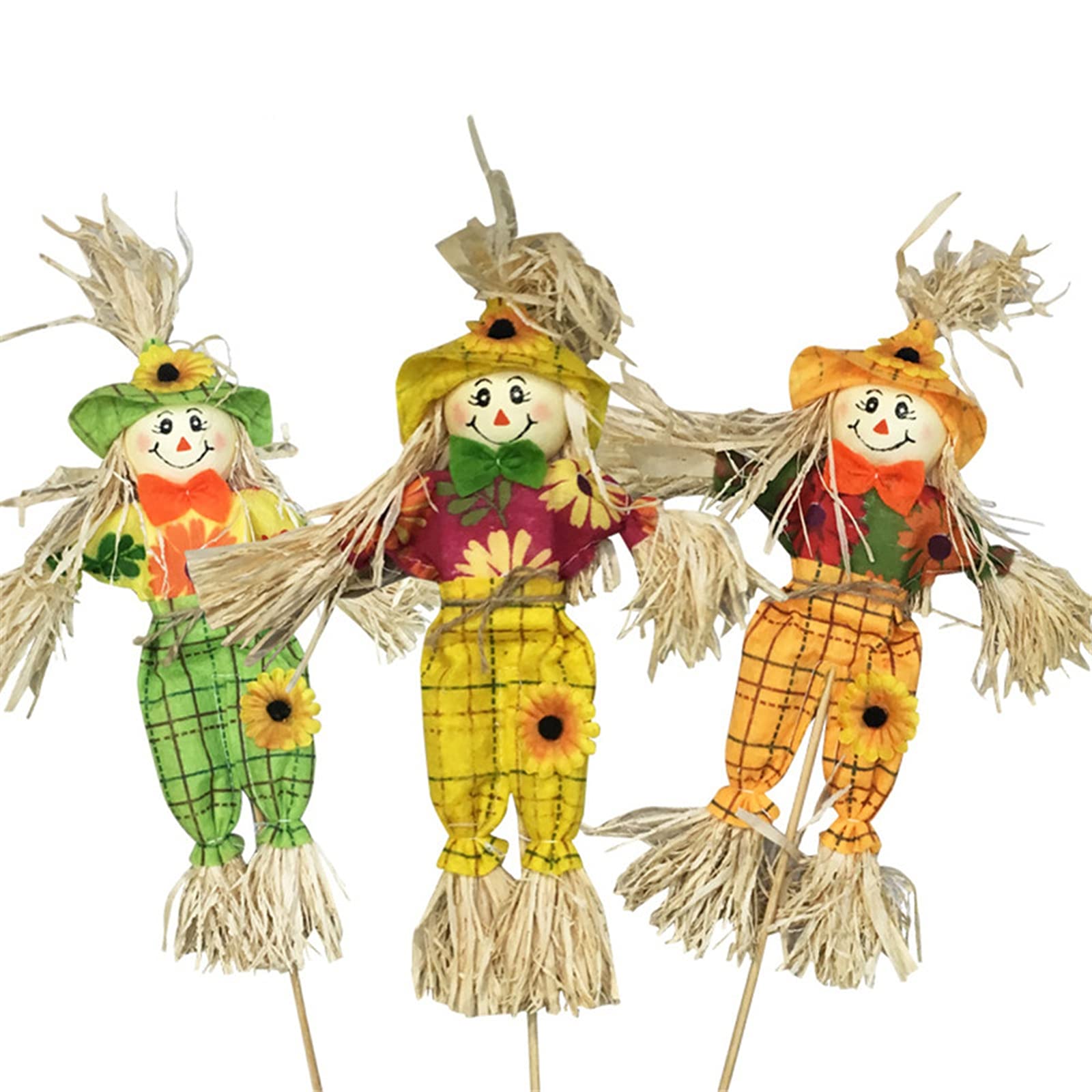 Amazon.com : Ochine 3Pcs Scarecrow Fall Decor Garden Harvest