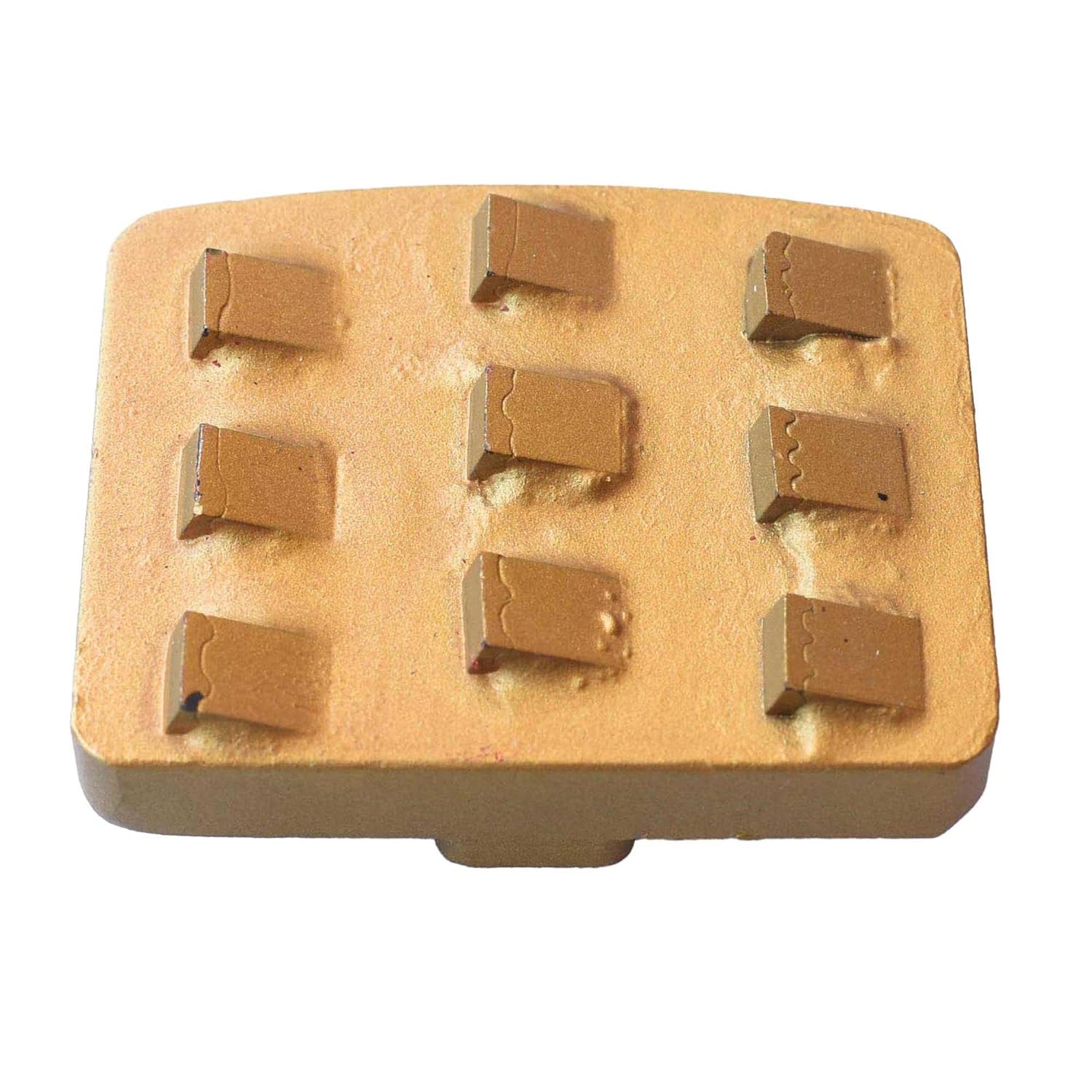 9 Pcs PCD Mastic Epoxy Glue Coating Removal PCD Grinding Disc for Husky Floor Grinder (9 Pack Clockwise)