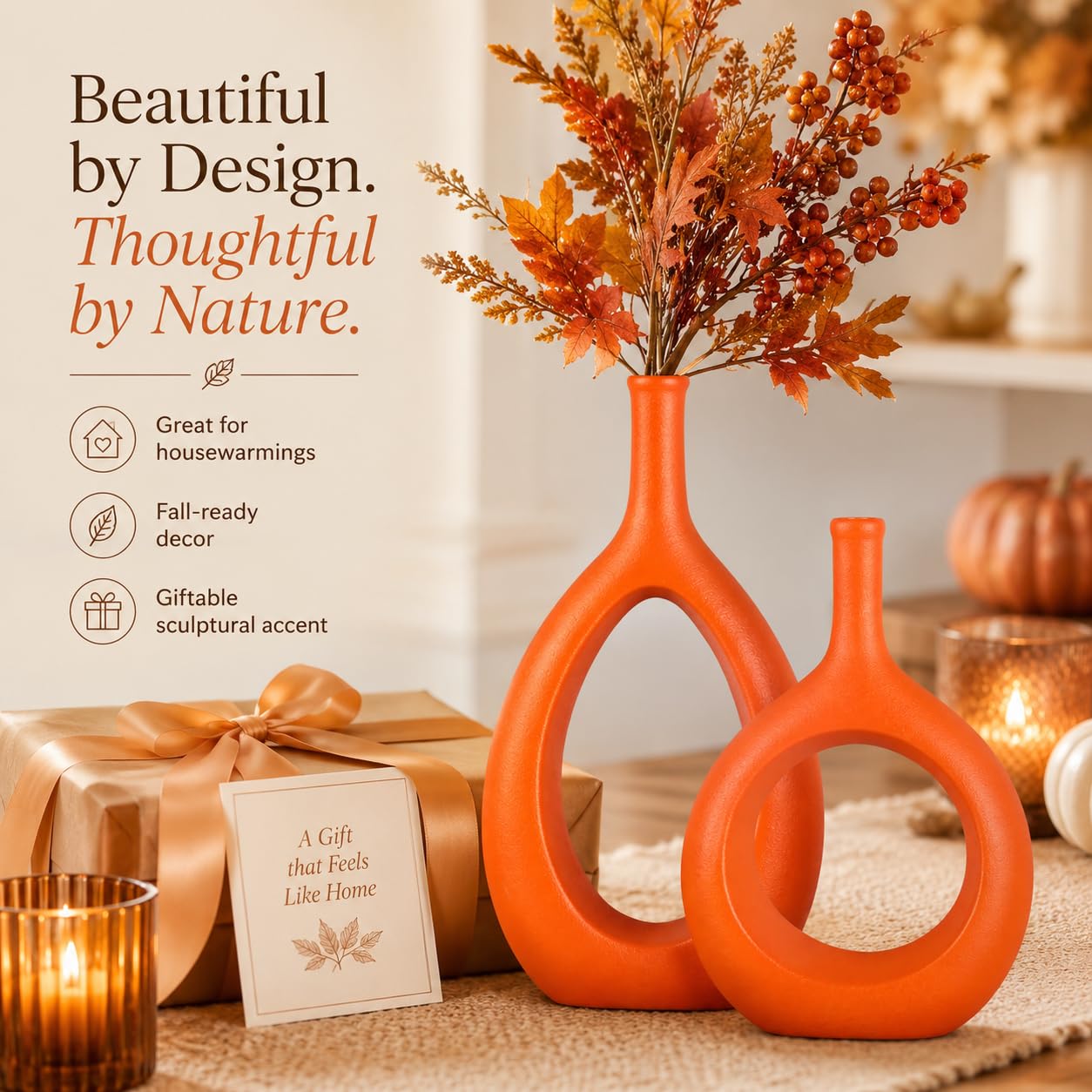 Vase Orange,Deko Orange Vase Aesthetic,Orange Deko,Pampasgras Deko Wohnzimmer,Zitronen Vase,Keramik Vase für Pampasgras,Moderne Vase Set,Blumen Vase 30cm Hoch,Couchtisch Deko,Home Decor,Vasen Hochzeit