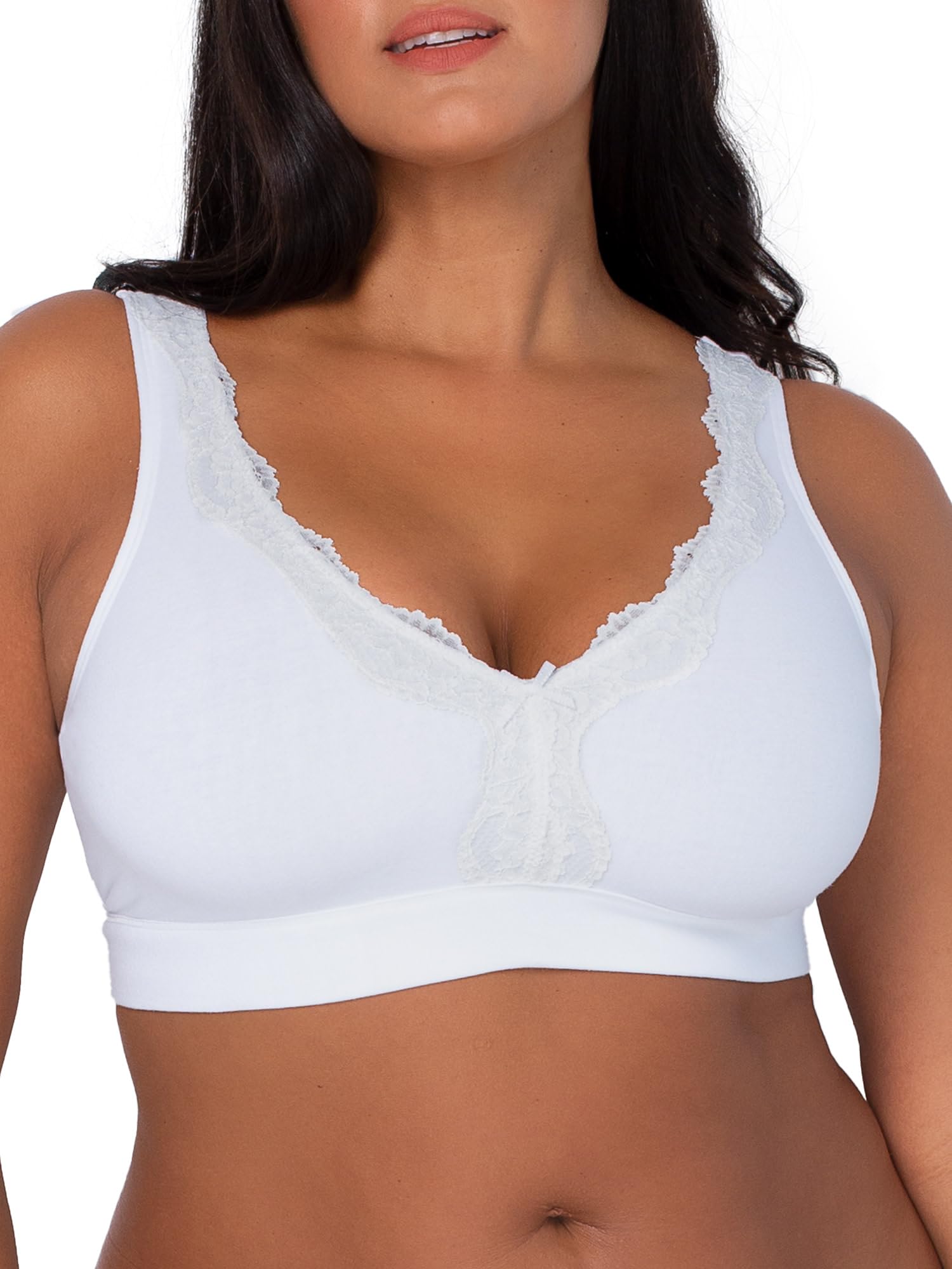 Fruit of The Loom Bralette Inalámbrico de Algodón con Cobertura Completa Sujetador de Cobertura Completa Mujer