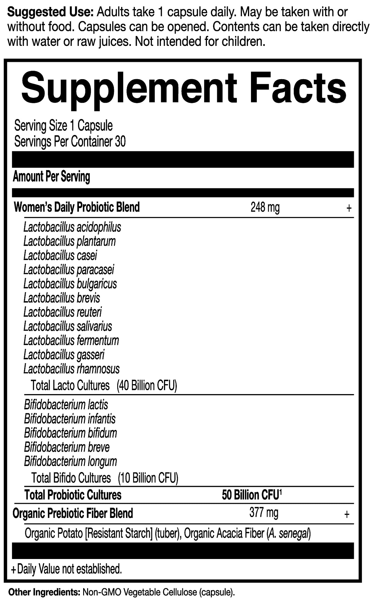 Garden of Life Probiotic Supplement Capsules for Women, Dr. Formulated