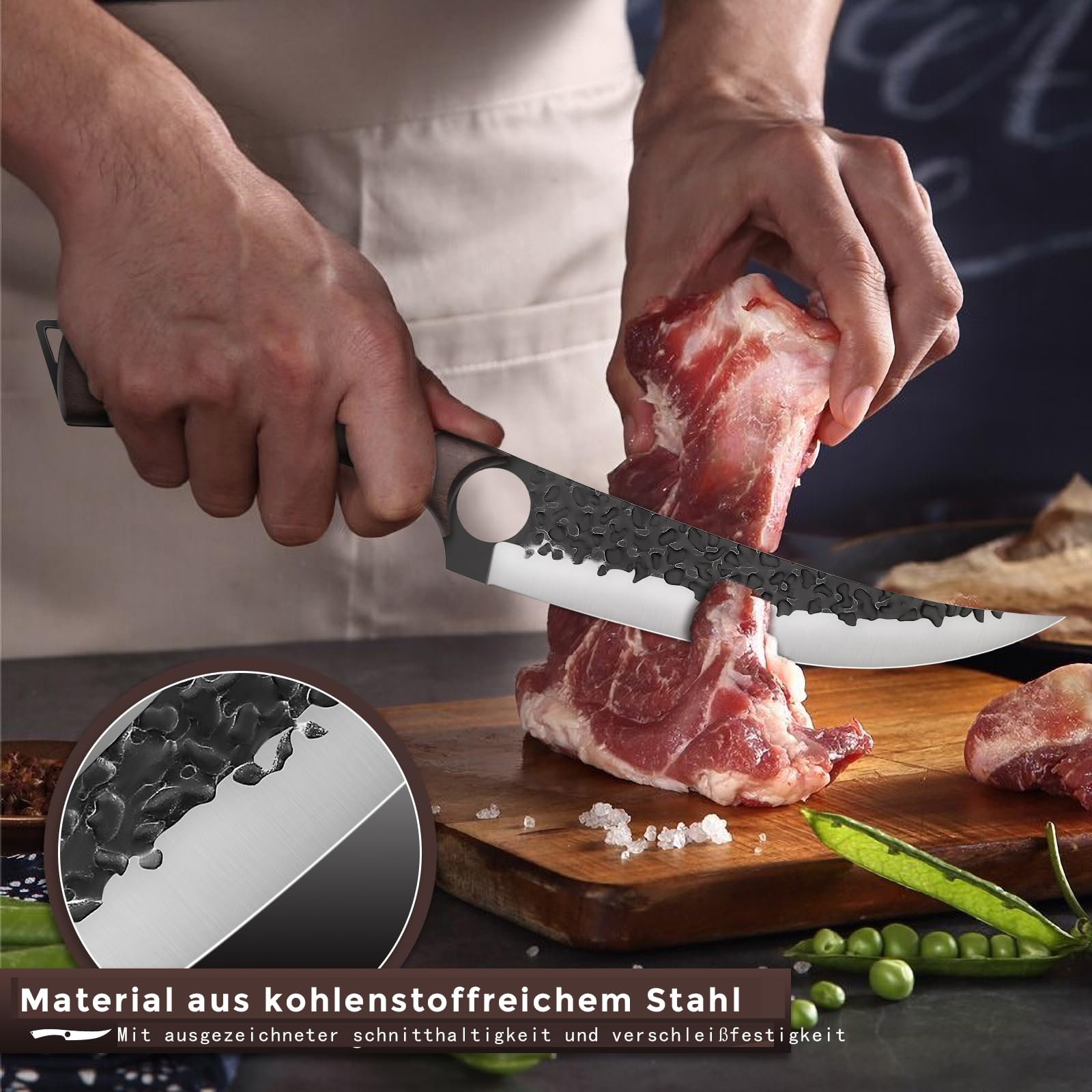 Purple Dragon Hackbeil 7 Zoll Ausbeinmesser