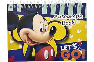 Mickey Mouse Clubhouse 2019 Kids Autograph Book for Parties - Disney Spiral...