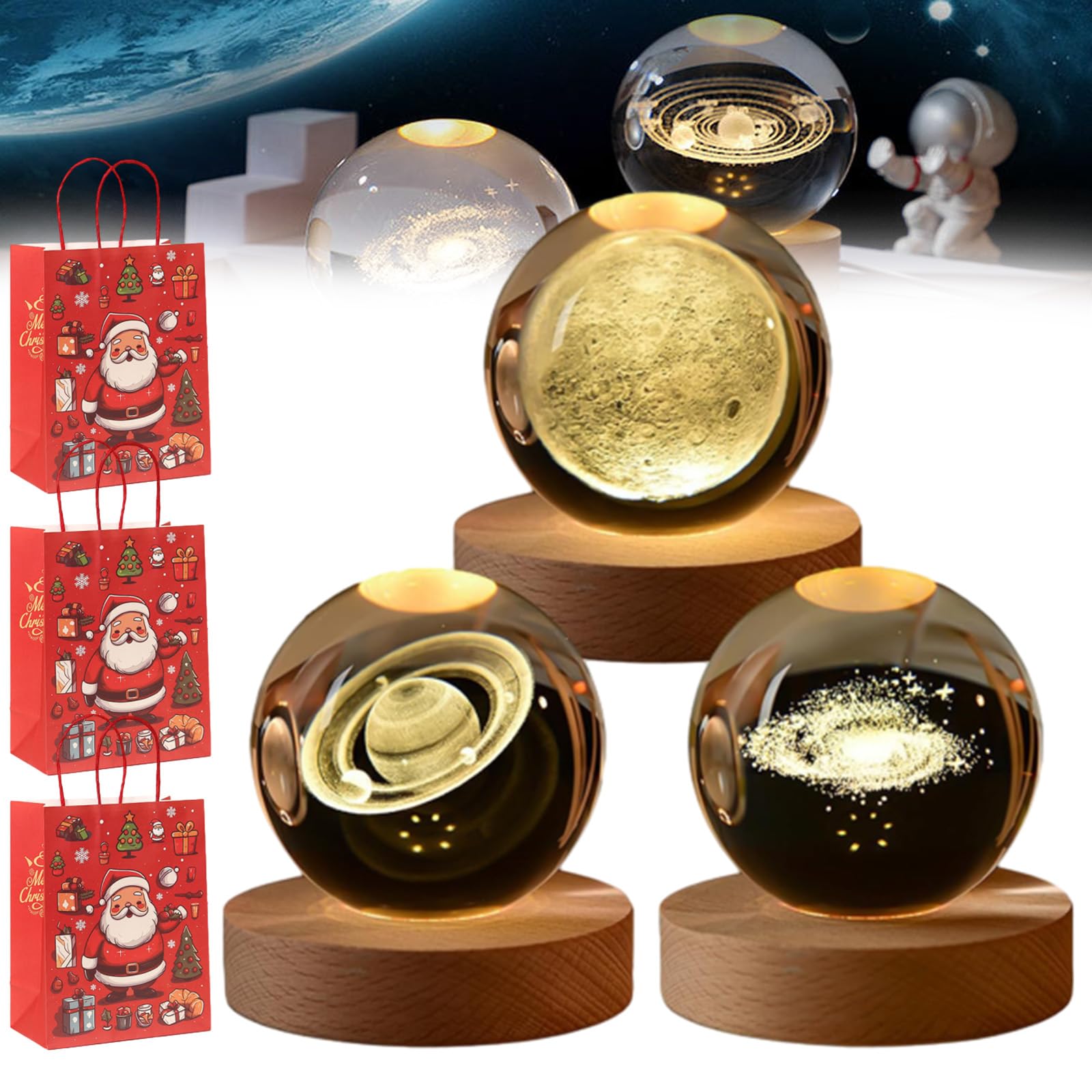 Yuspoer Cosmic Lights - Happyhaves Calming Stellar Spheres (3-Piece Set)