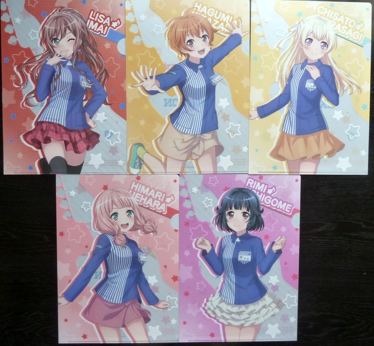 Amazon.co.jp: クリアファイル 23枚 バンドリ Bang Dream ガールズ